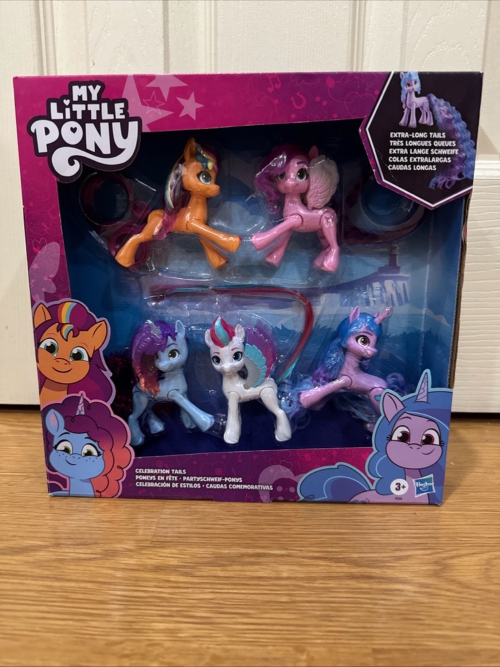 Hasbro My Little Pony 5-Pack - Pink, Orange, Blue, White, Purple